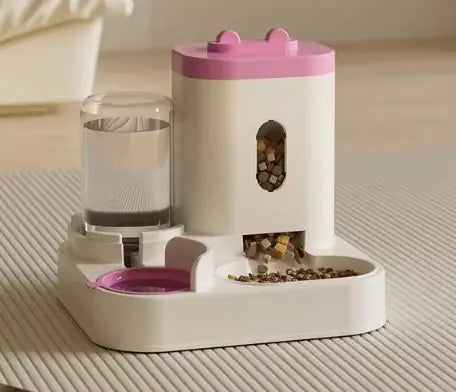 Automatic Pet Food Bowl + Water