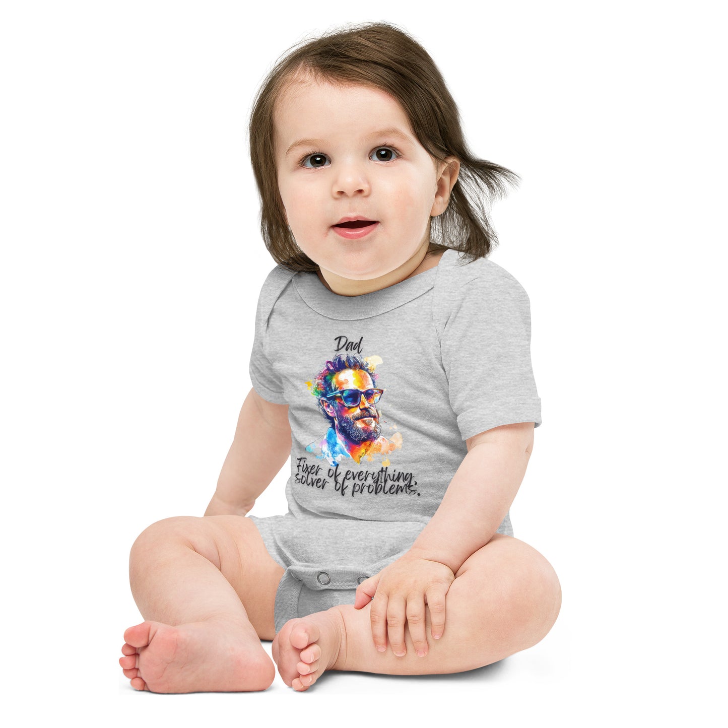 Dad´s Baby short sleeve one piece