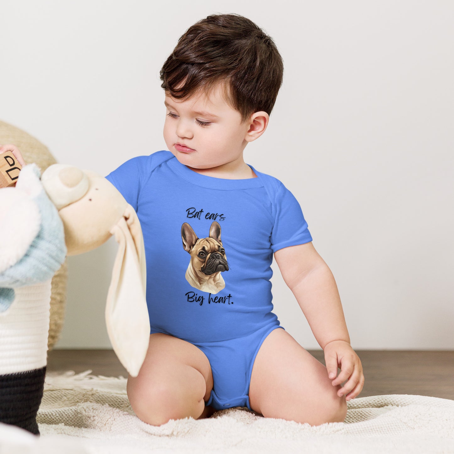 French Bulldog - Baby short sleeve one piece