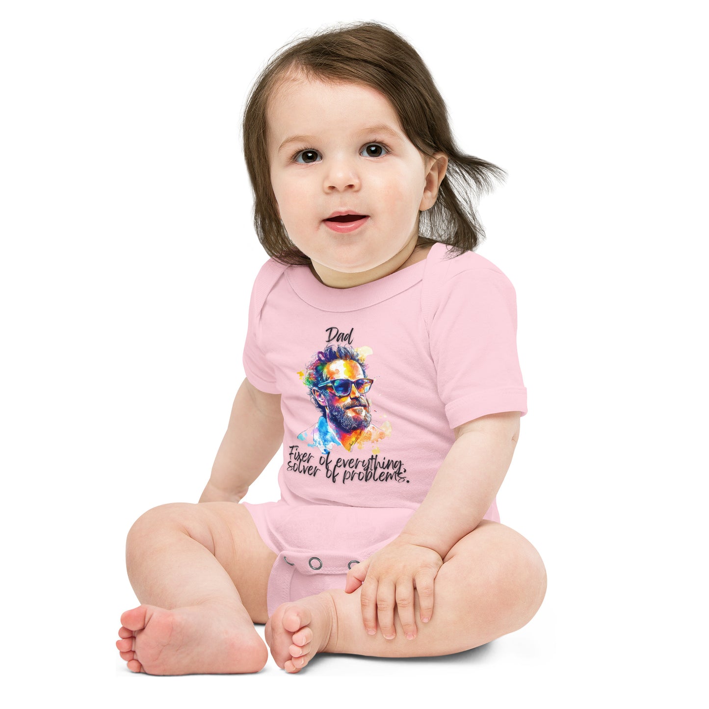 Dad´s Baby short sleeve one piece