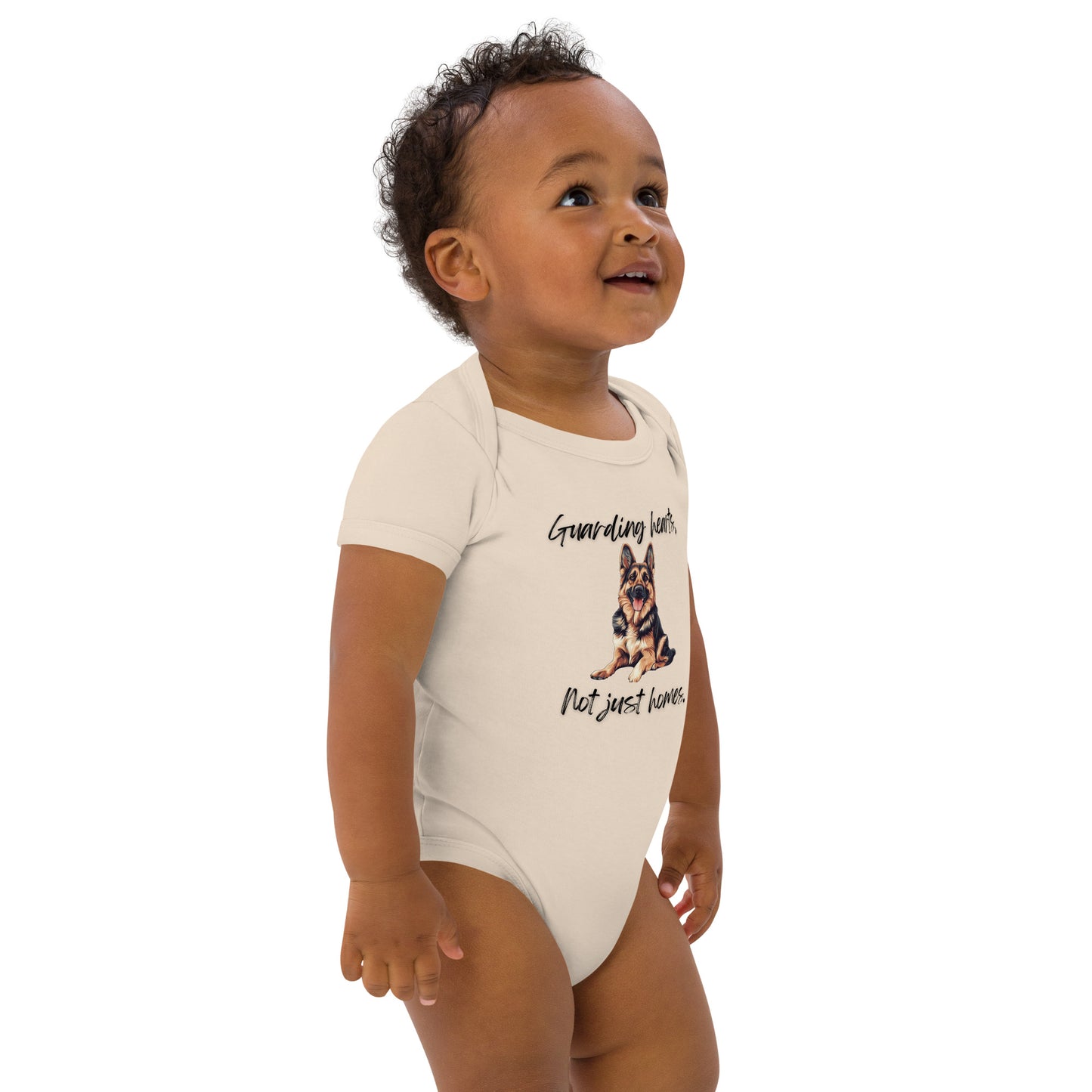 German Shepherd - Organic cotton baby bodysuit