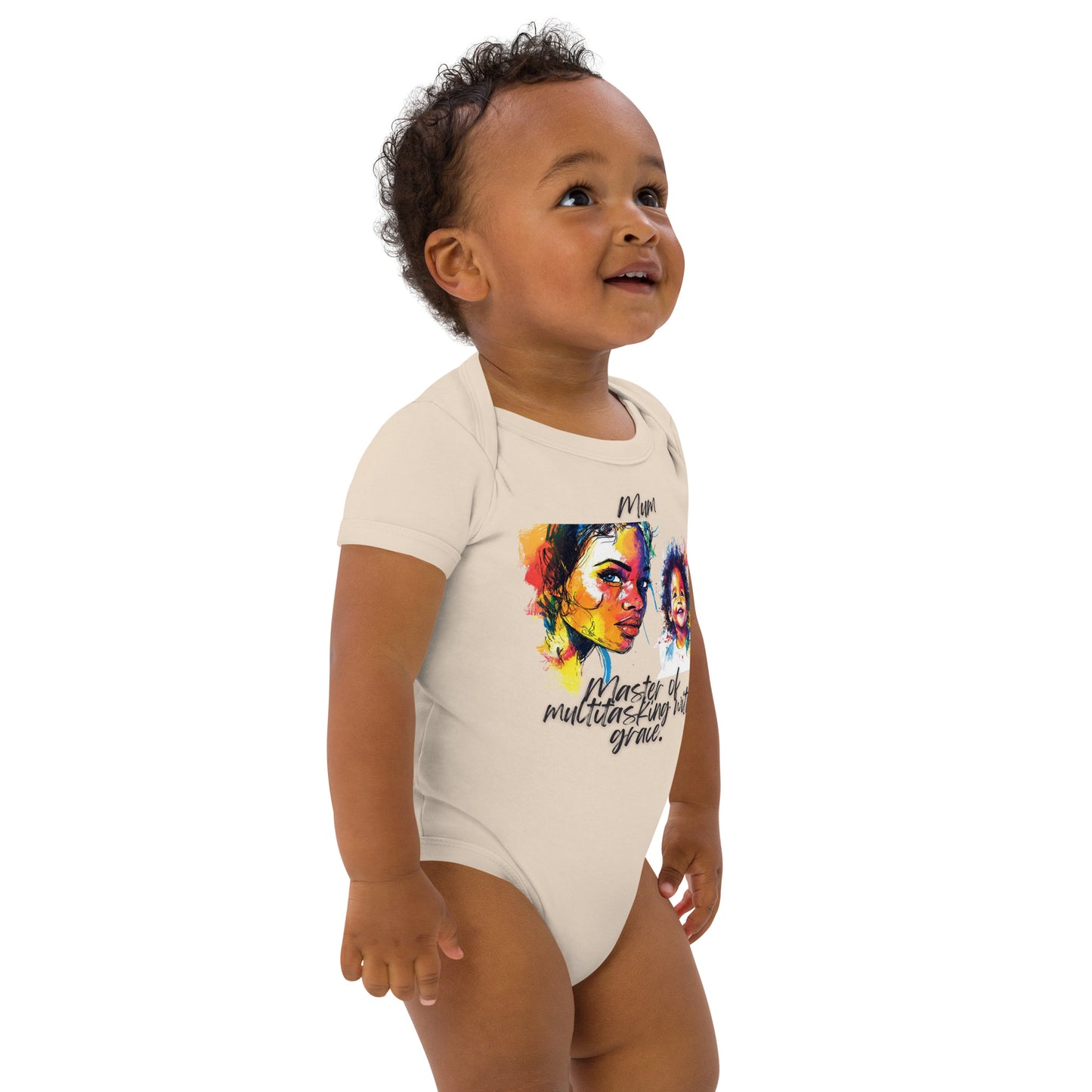 Mum´s Organic cotton baby bodysuit