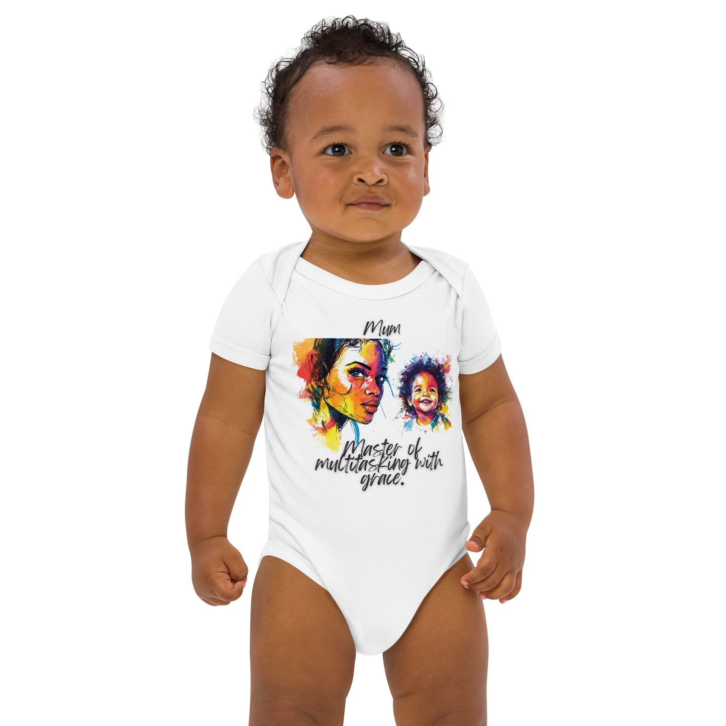 Mum´s Organic cotton baby bodysuit