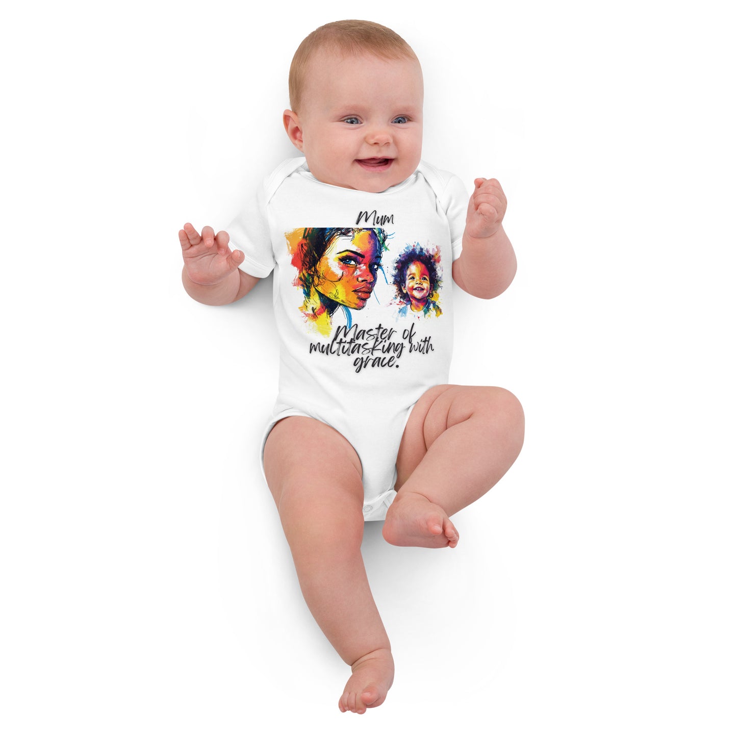 Mum´s Organic cotton baby bodysuit