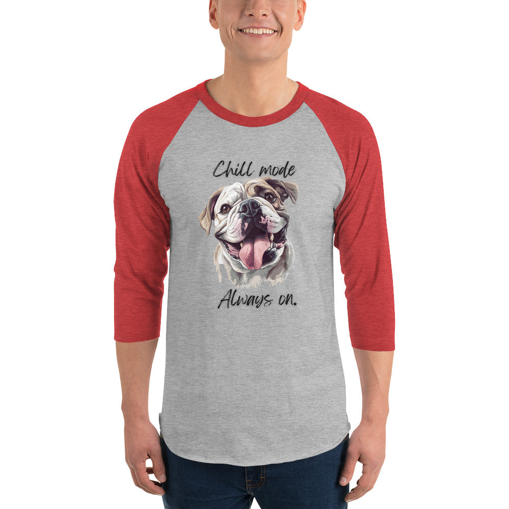 Bulldog - 3/4 sleeve raglan shirt