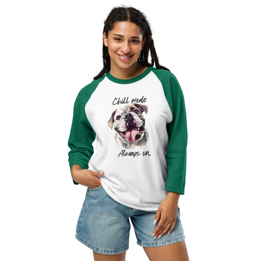 Bulldog - 3/4 sleeve raglan shirt