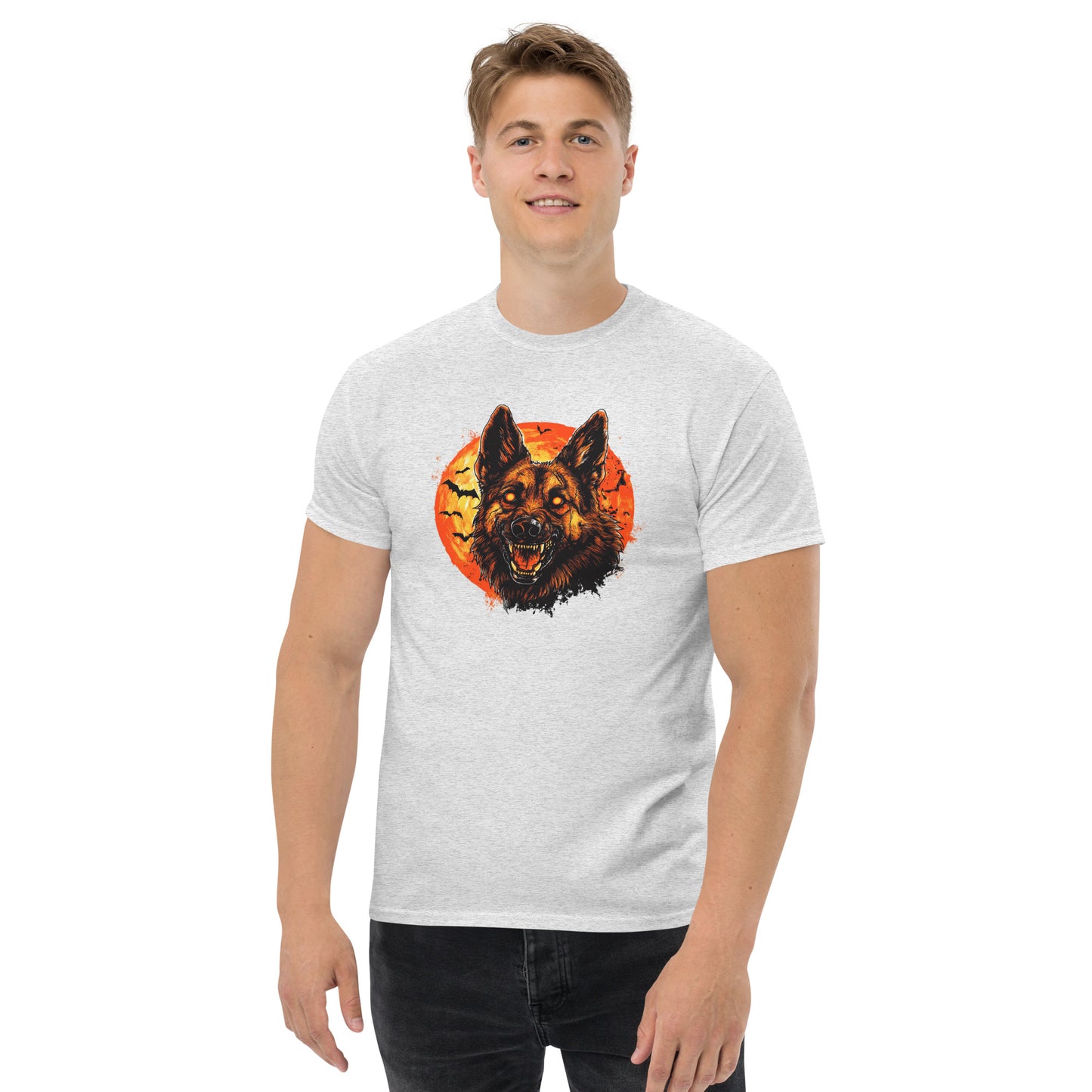 Halloween German Shepherd Unisex classic tee