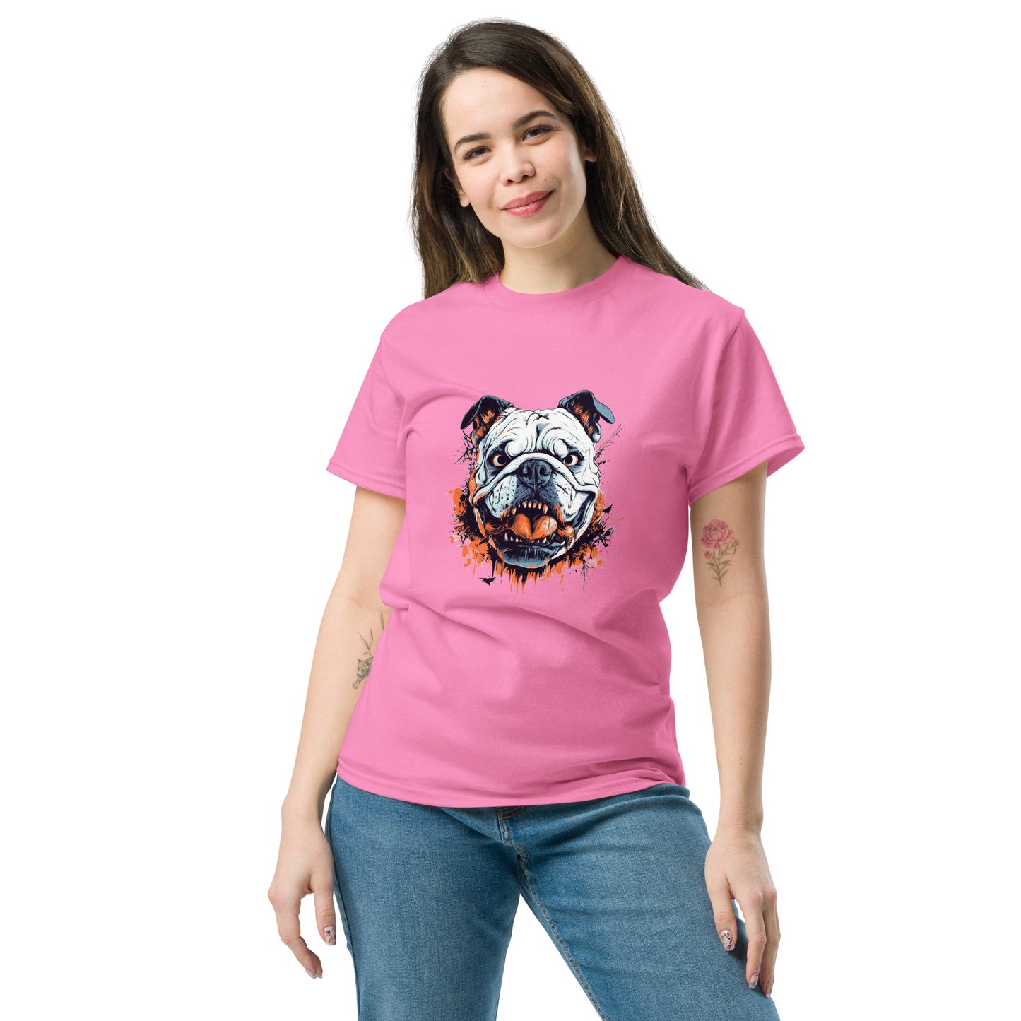 Halloween Bulldog Unisex classic tee