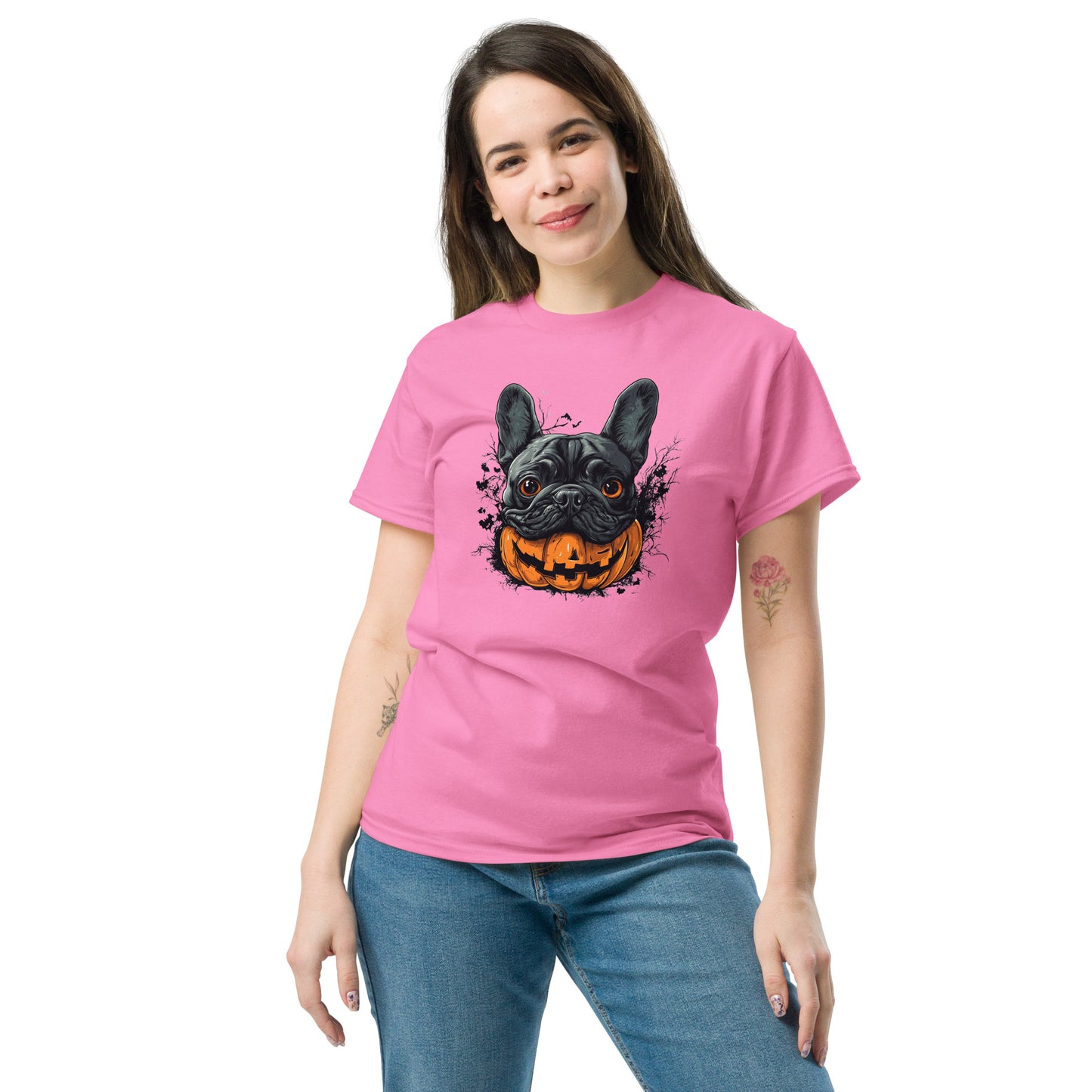 Halloween French Bulldog Unisex classic tee