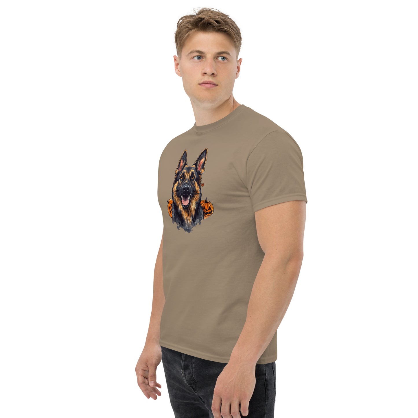 Halloween German Shepherd Unisex classic tee