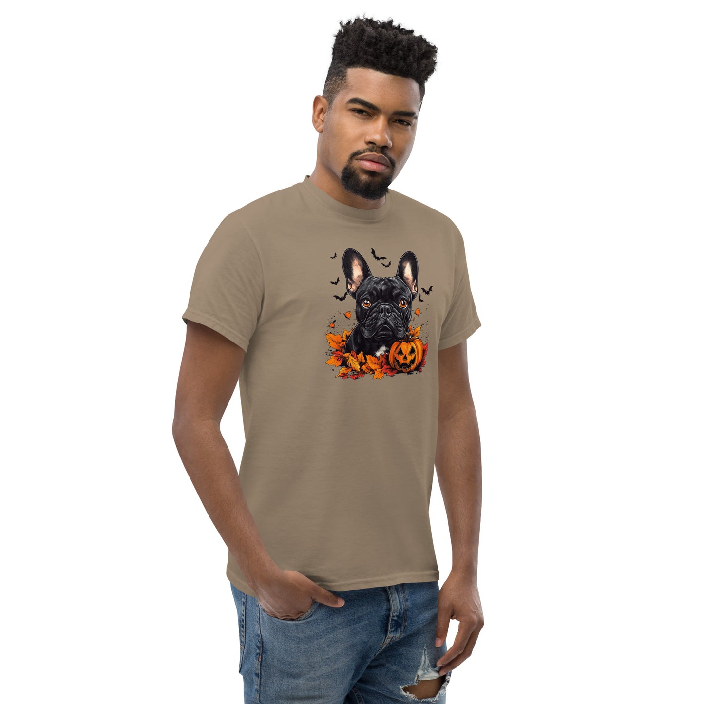 Halloween French Bulldog  Unisex classic tee