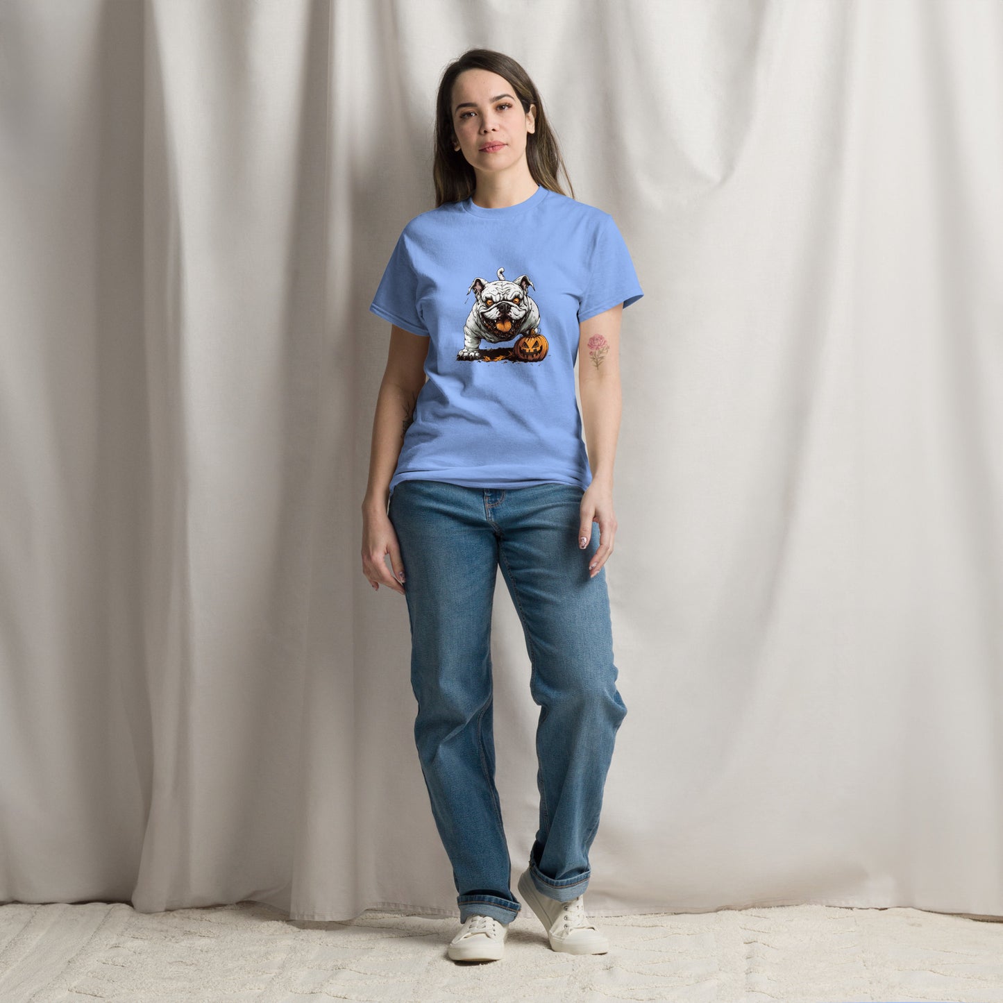 Halloween Bulldog Unisex classic tee