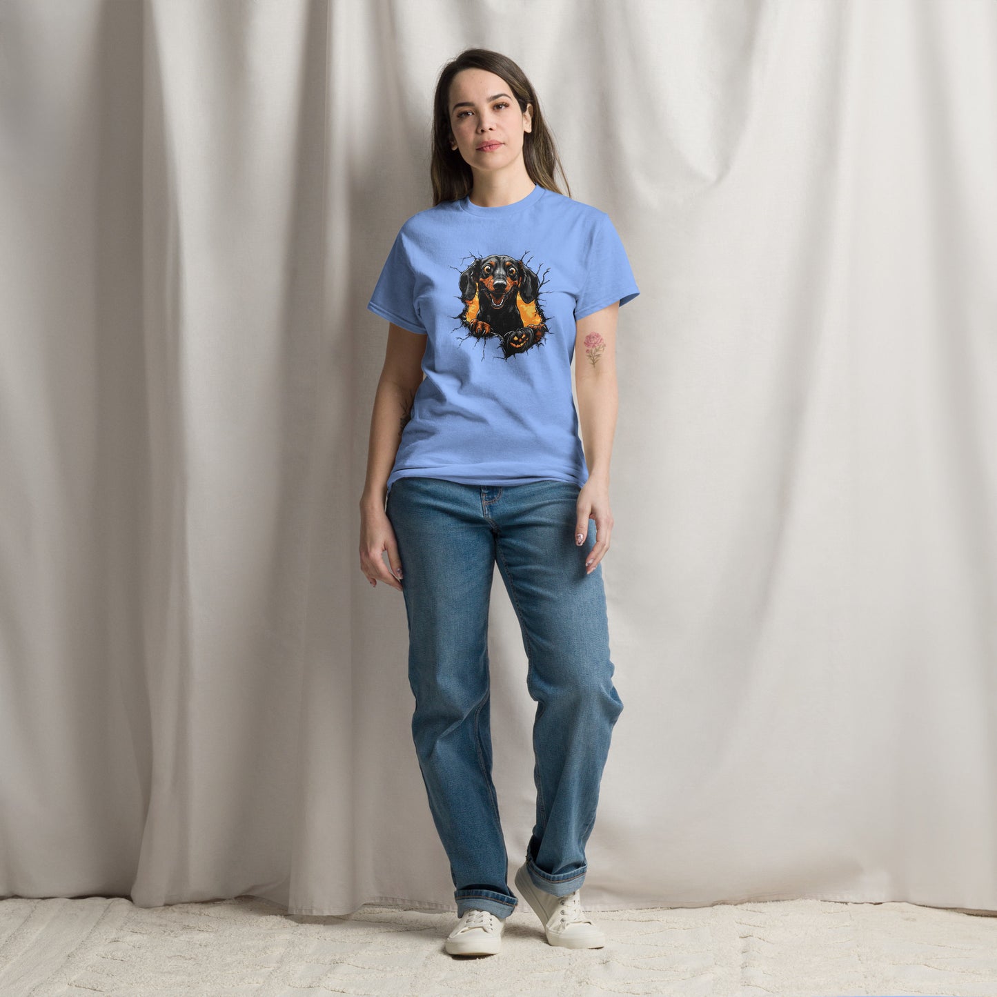 Halloween Dachshund Unisex classic tee