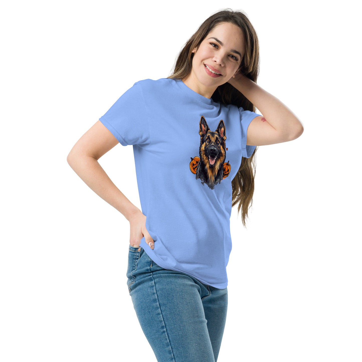 Halloween German Shepherd Unisex classic tee