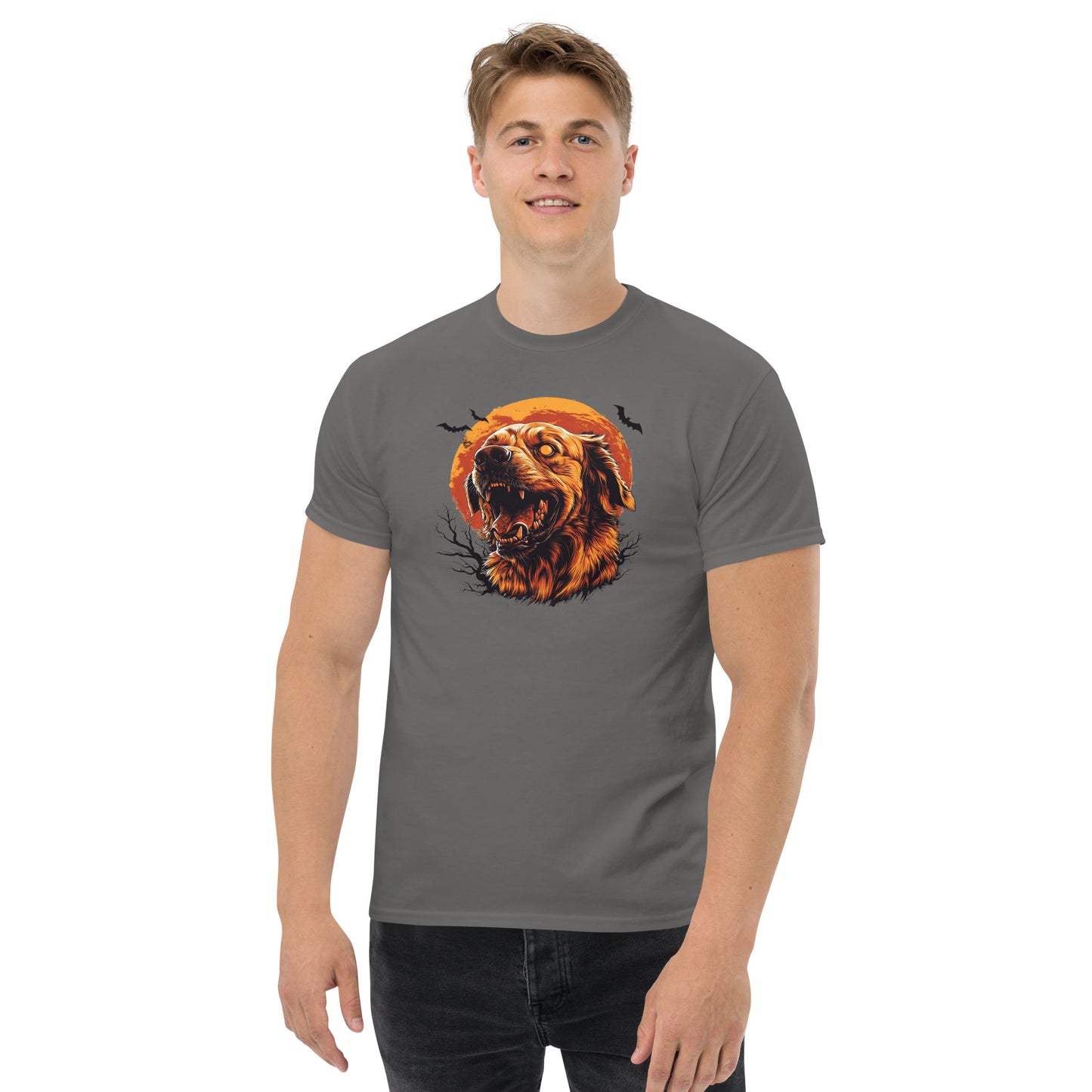 Halloween Golden Retriever Unisex classic tee