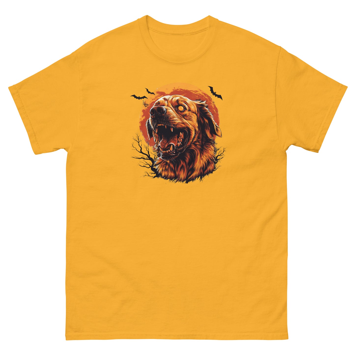 Halloween Golden Retriever Unisex classic tee