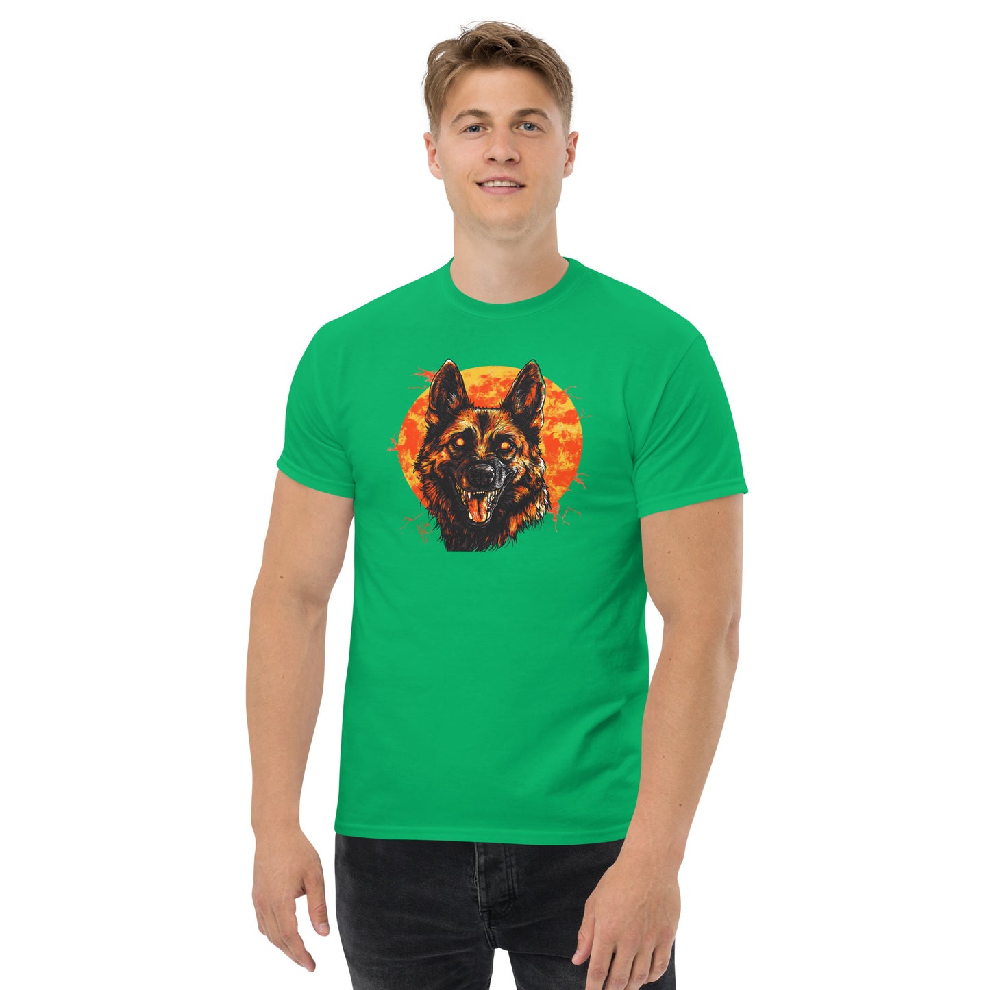 Halloween German Shepherd Unisex classic tee