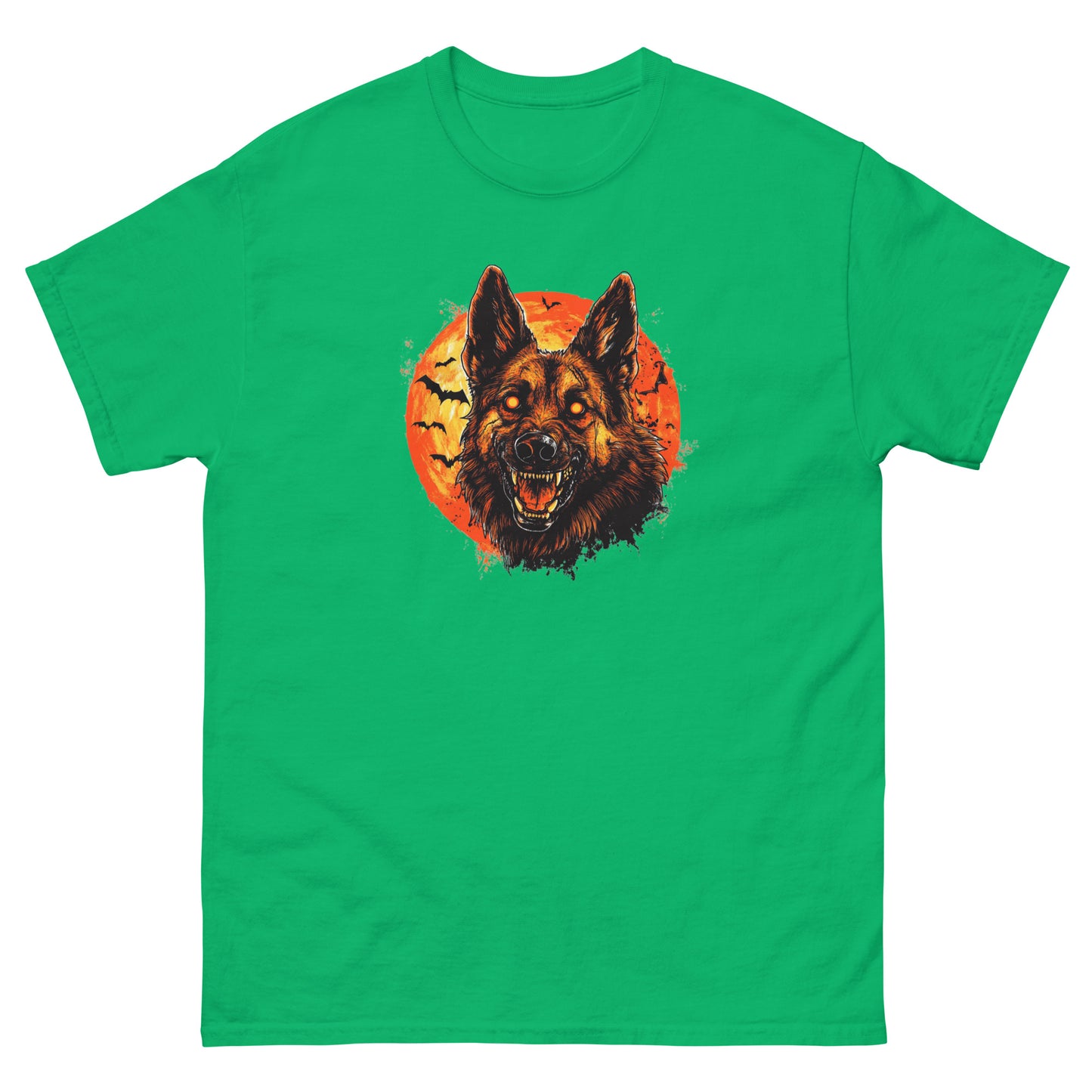 Halloween German Shepherd Unisex classic tee