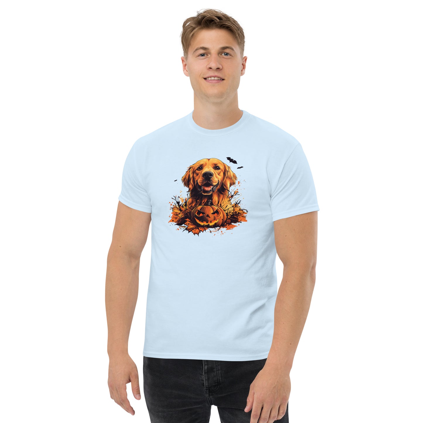 Halloween Golden Retriever Unisex classic tee