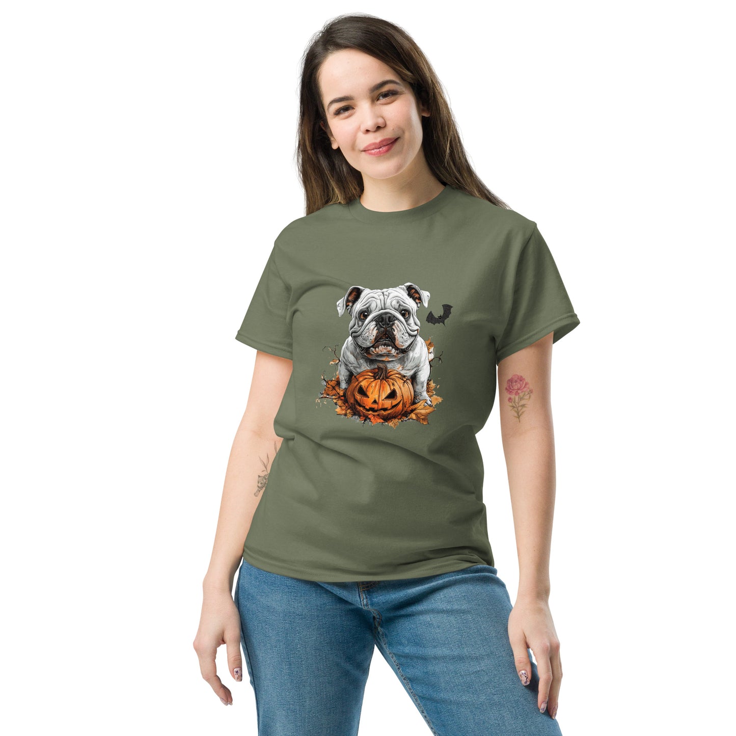 Halloween Bulldog - Unisex classic tee