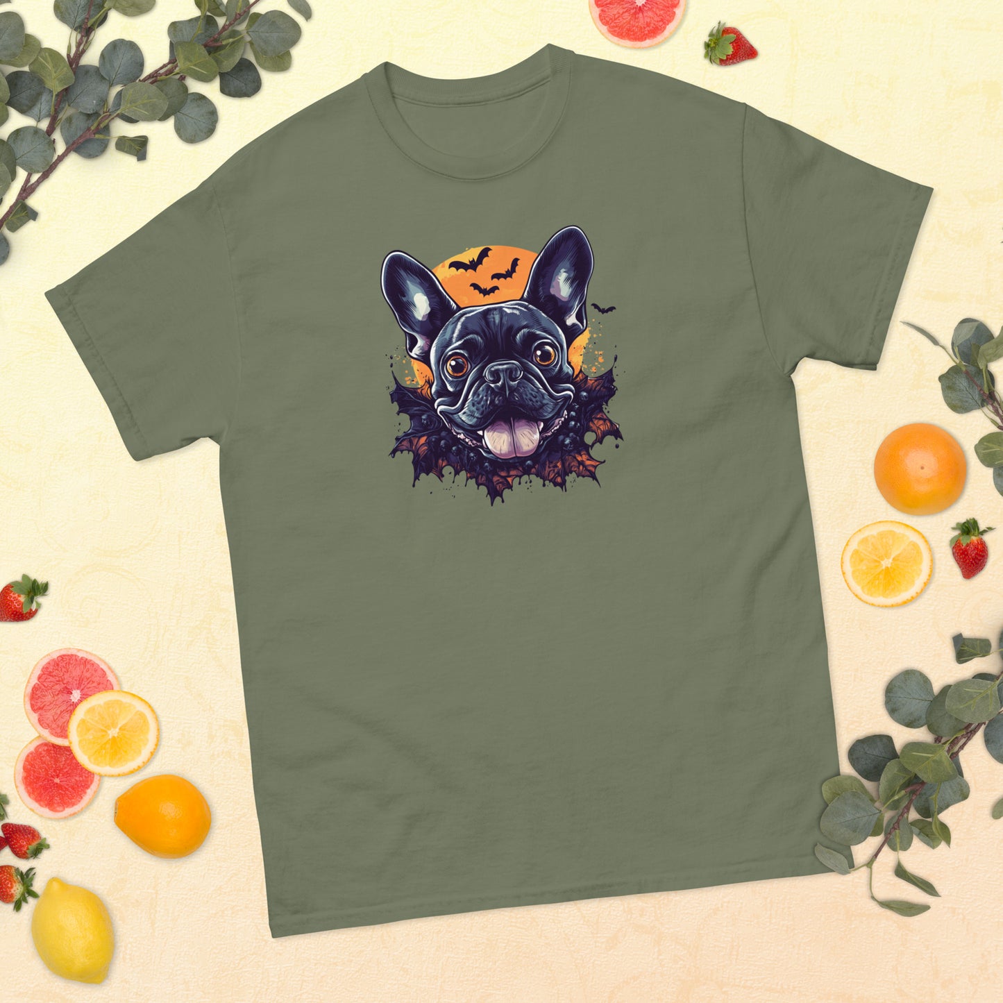 Halloween French Bulldog Unisex classic tee