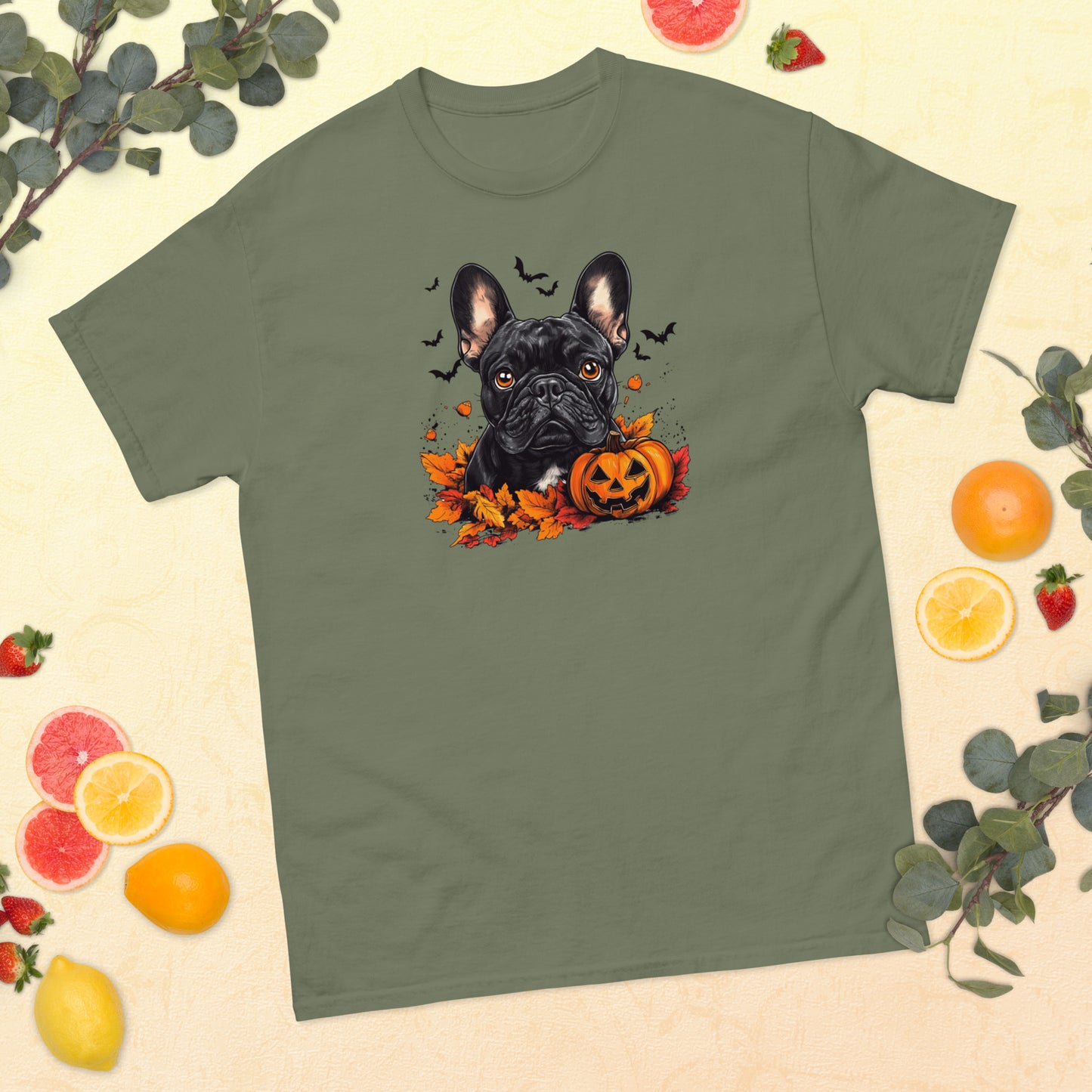 Halloween French Bulldog  Unisex classic tee