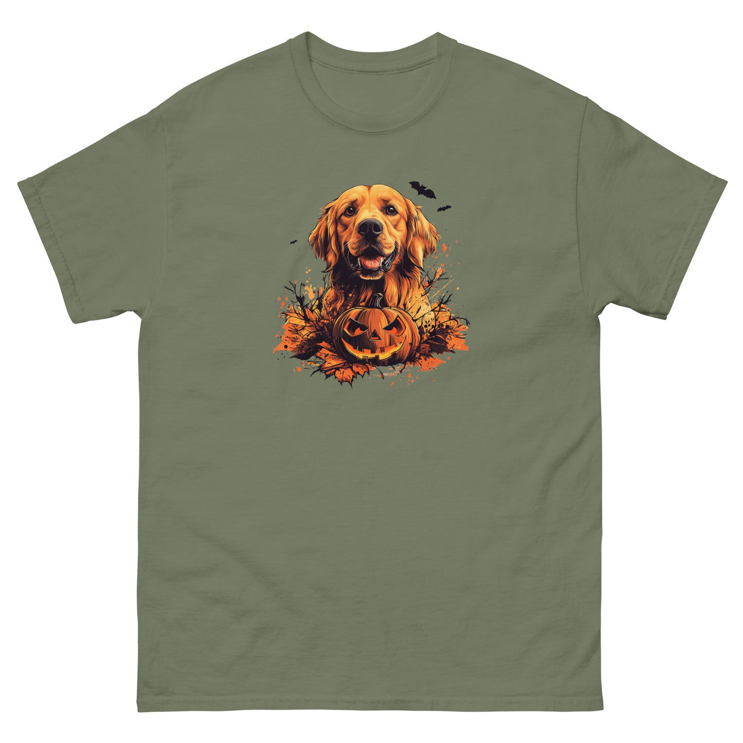 Halloween Golden Retriever Unisex classic tee