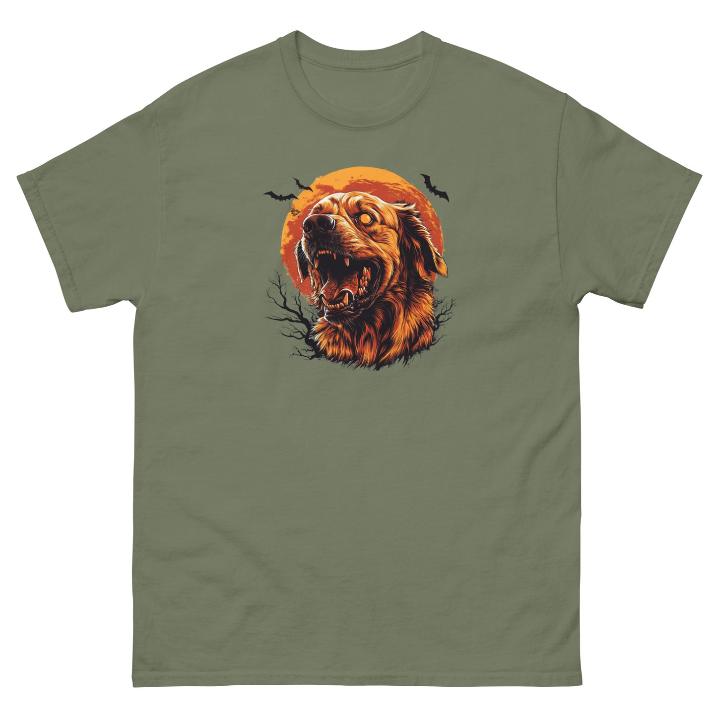 Halloween Golden Retriever Unisex classic tee