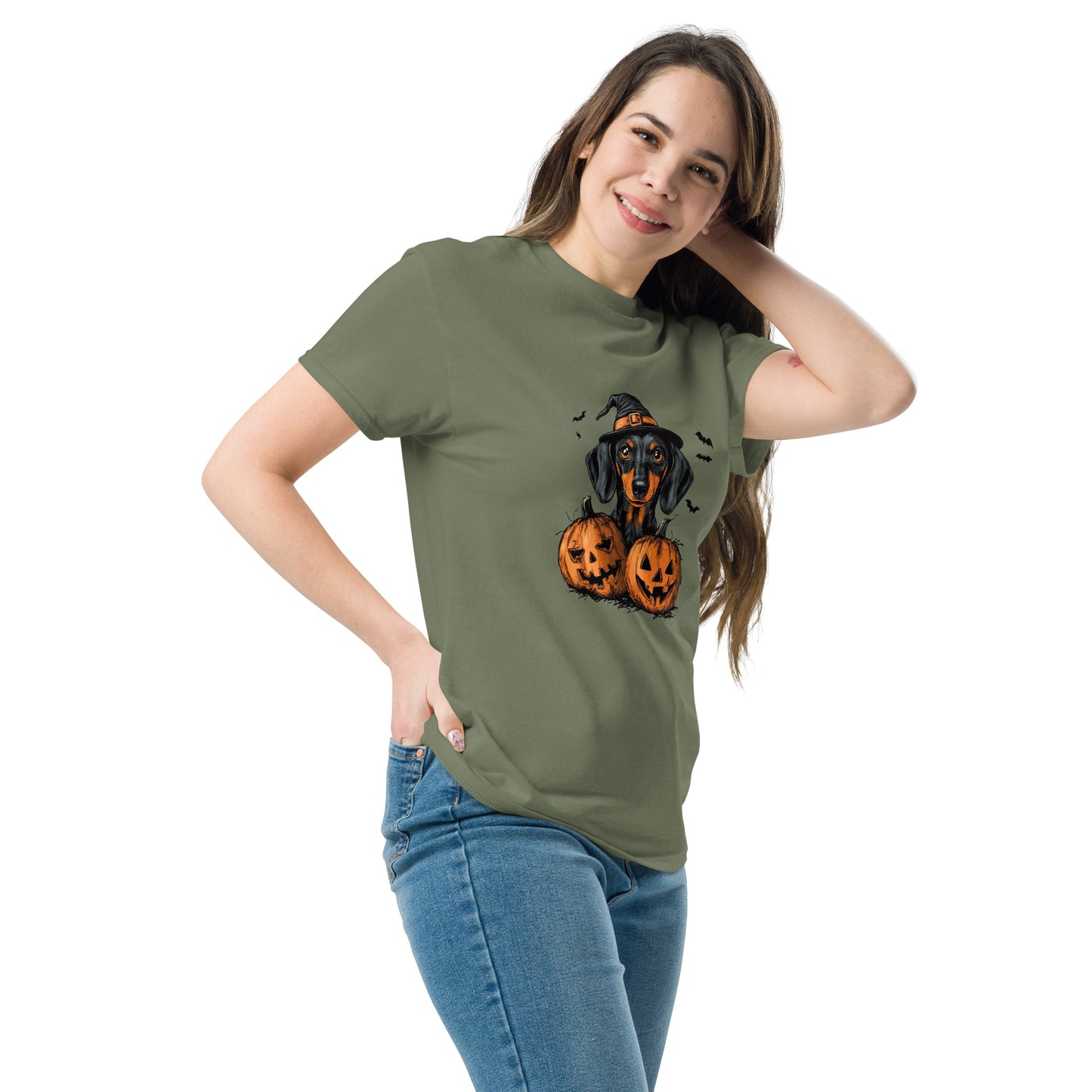 Halloween Dachshund Unisex classic tee