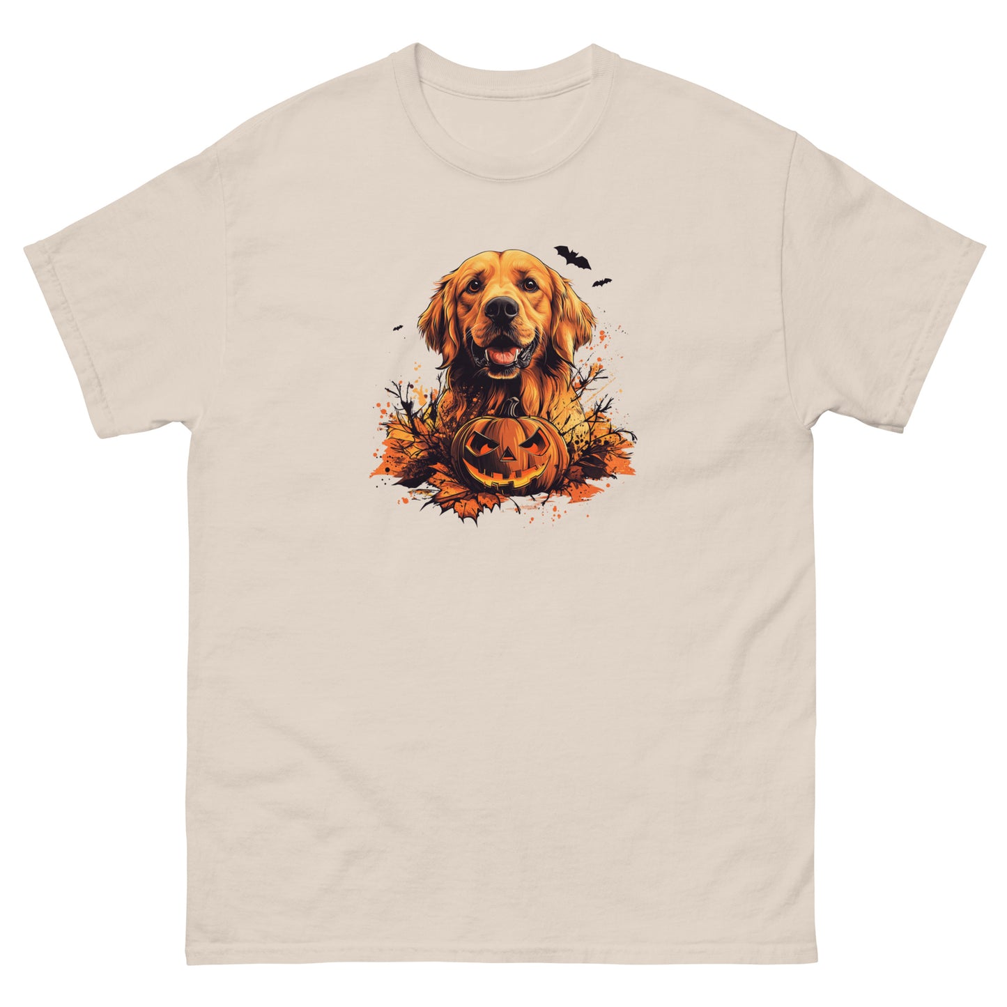 Halloween Golden Retriever Unisex classic tee