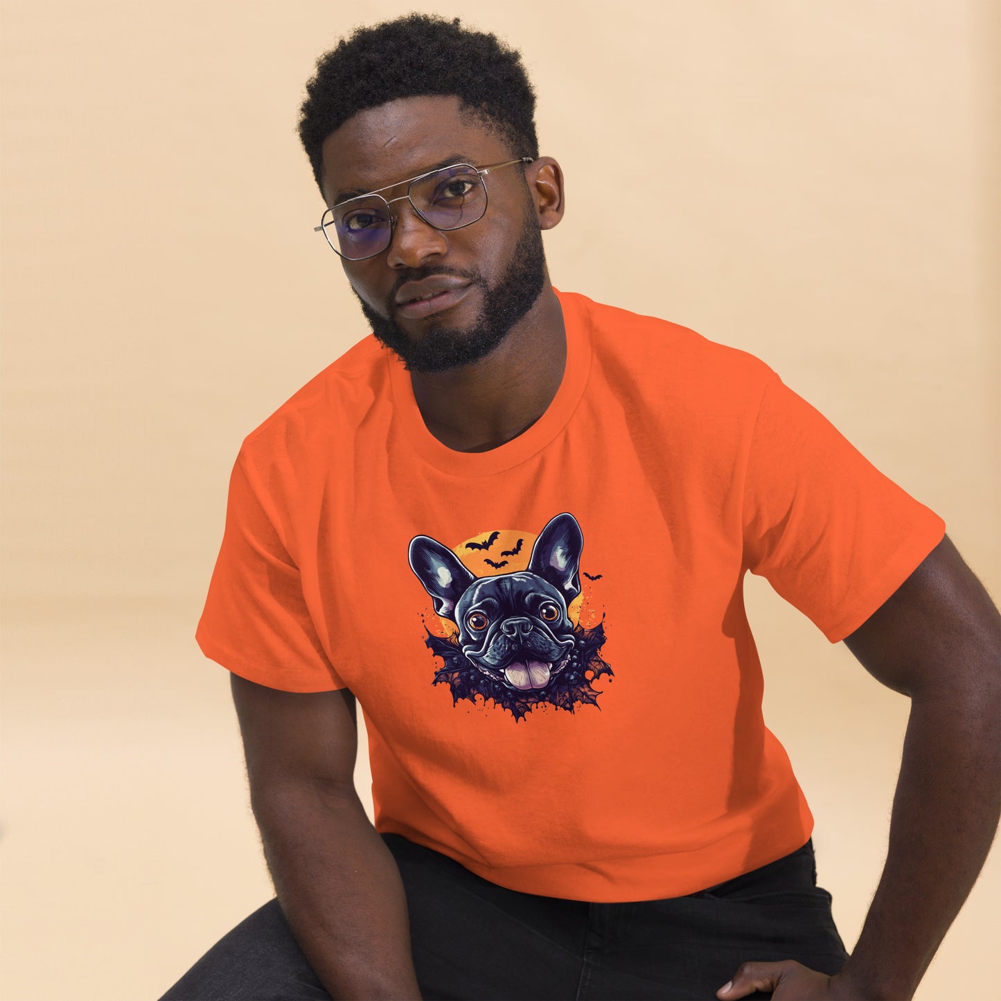 Halloween French Bulldog Unisex classic tee