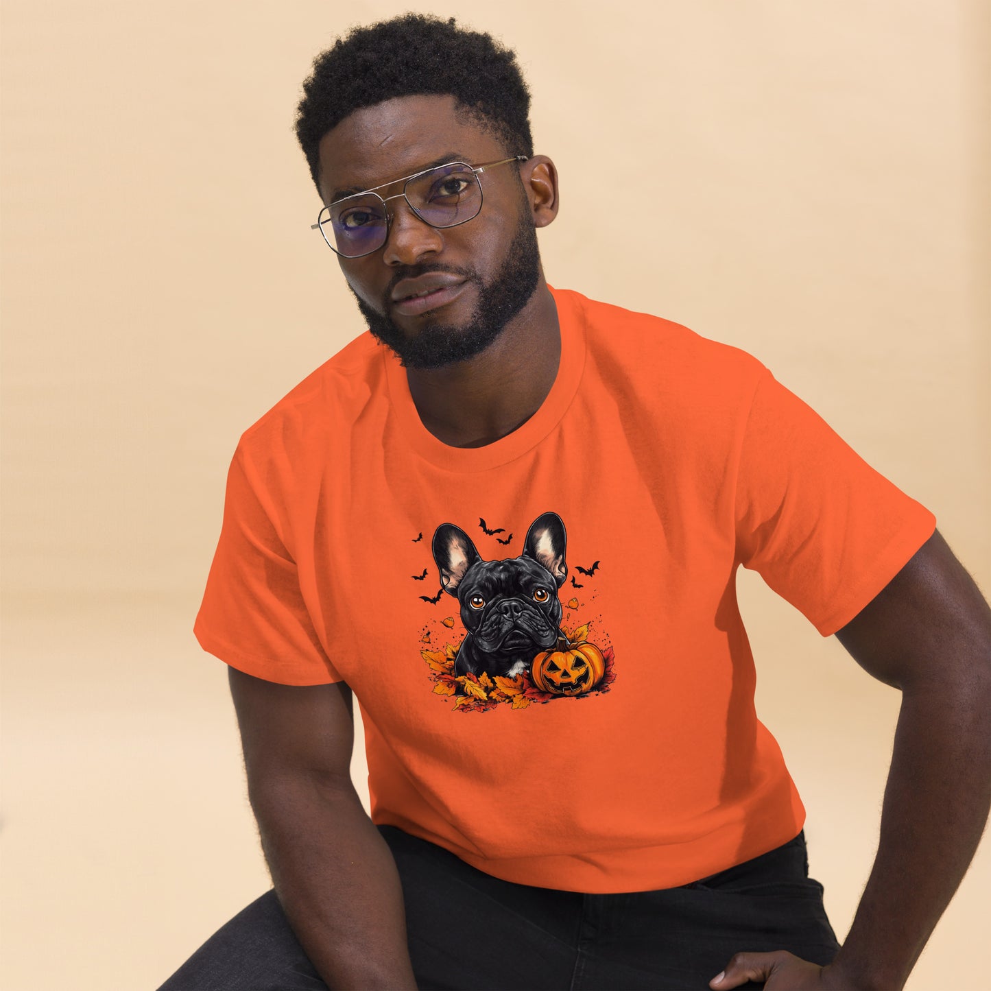 Halloween French Bulldog  Unisex classic tee