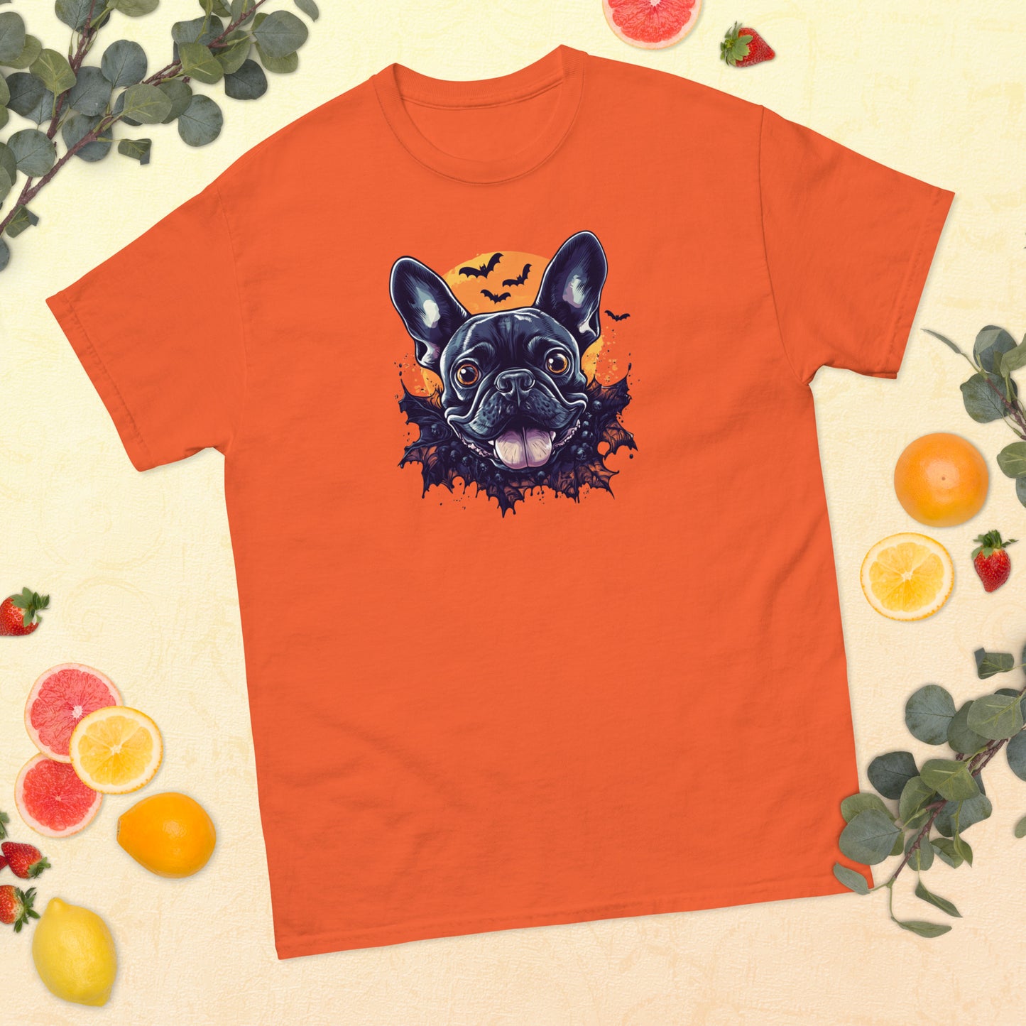 Halloween French Bulldog Unisex classic tee