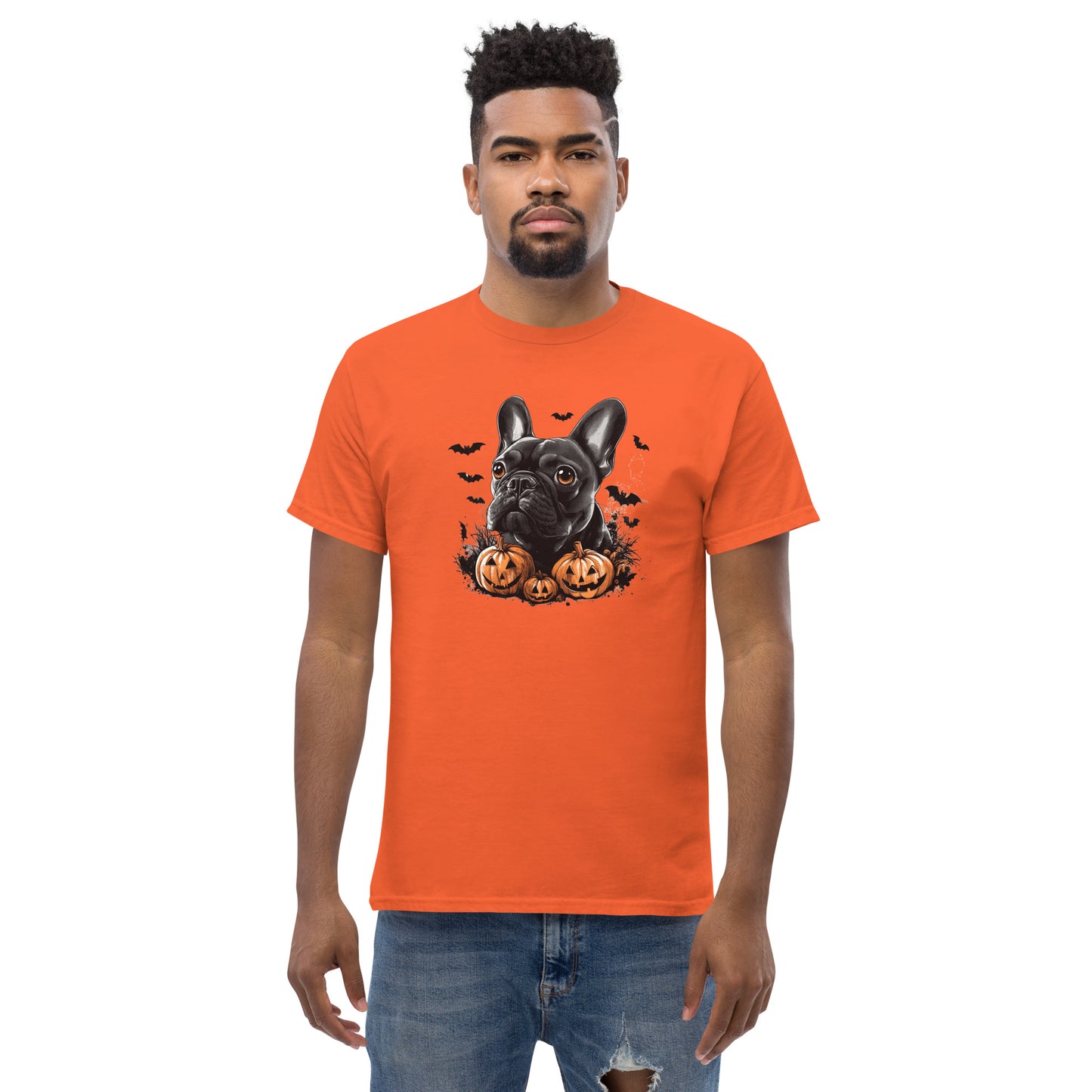 Halloween French Bulldog Unisex classic tee