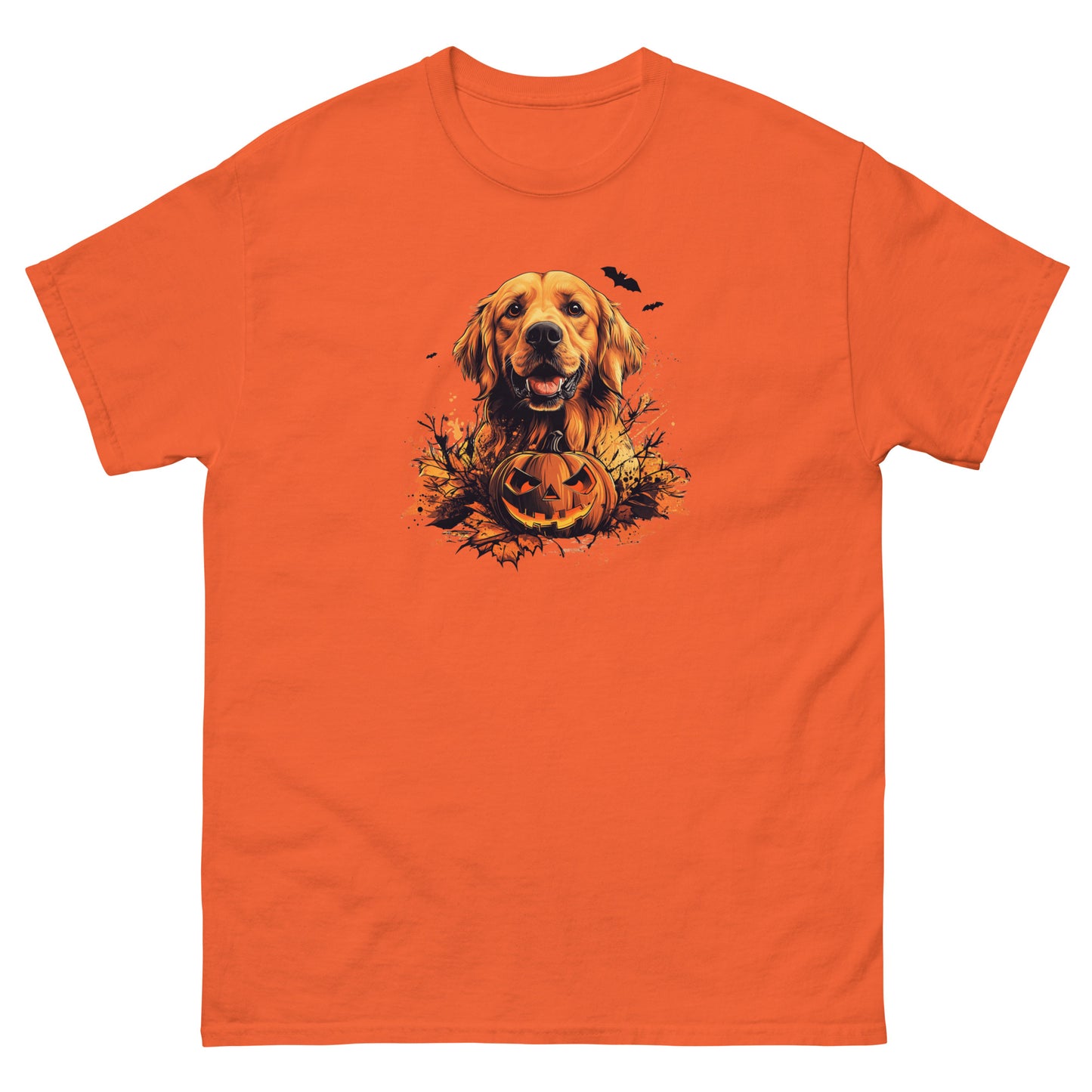 Halloween Golden Retriever Unisex classic tee