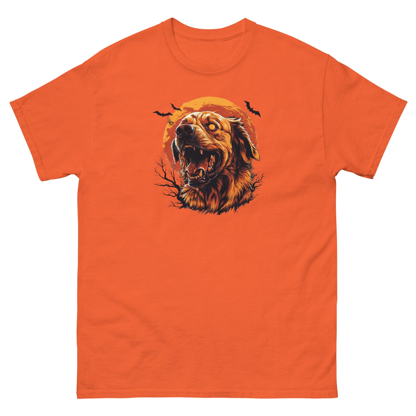 Halloween Golden Retriever Unisex classic tee