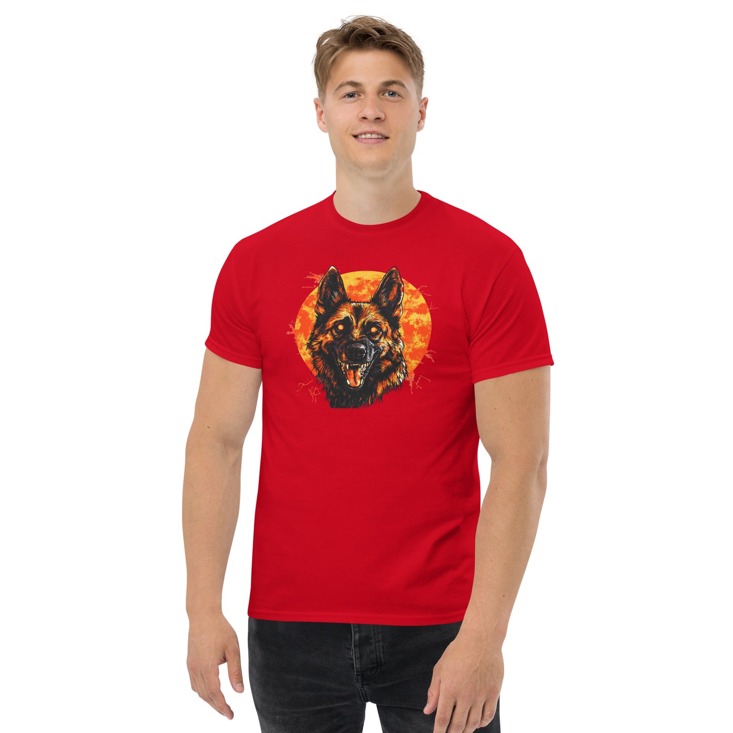 Halloween German Shepherd Unisex classic tee