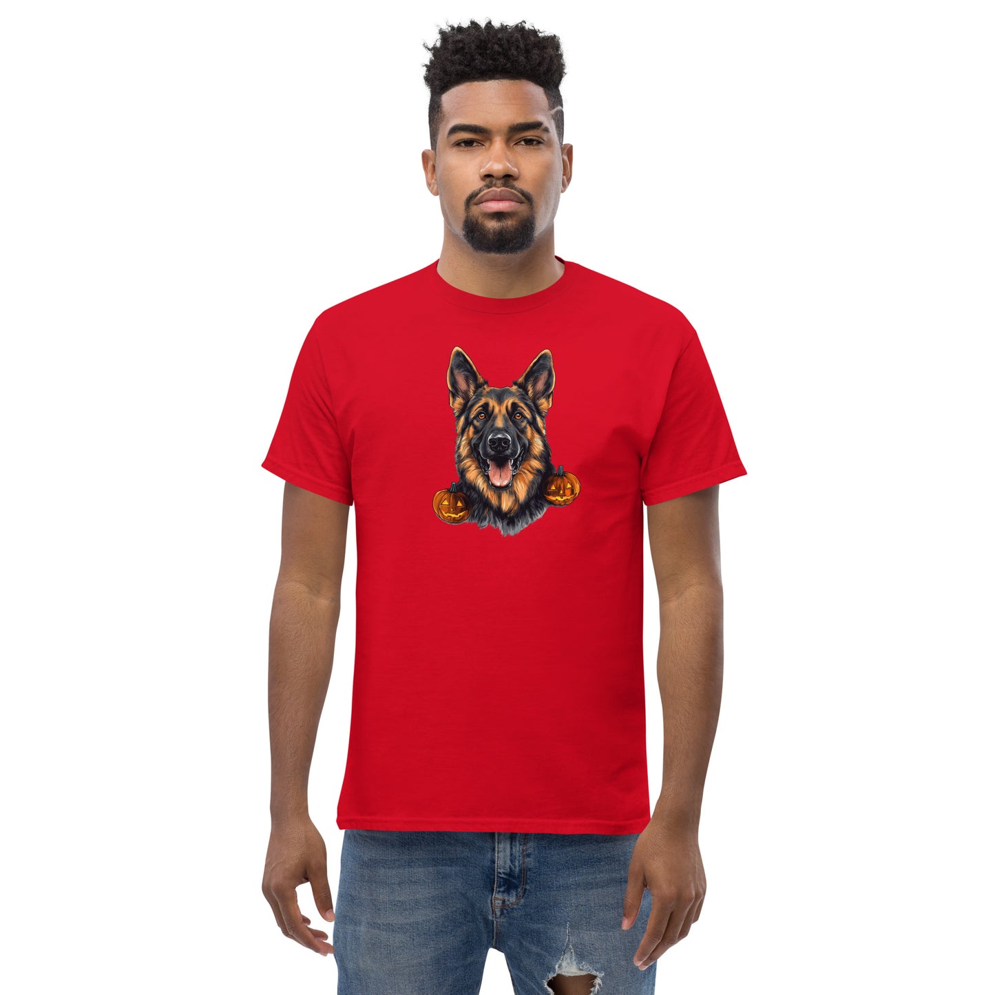 Halloween German Shepherd Unisex classic tee