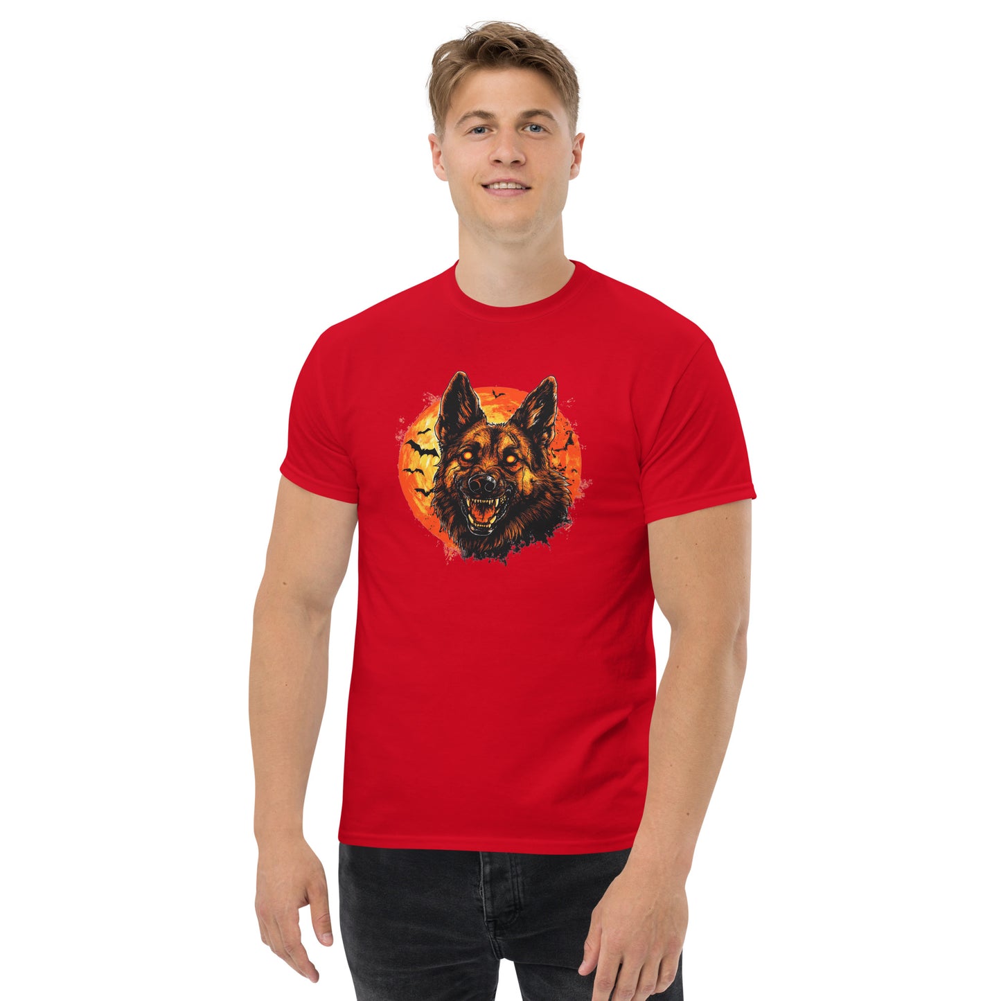 Halloween German Shepherd Unisex classic tee