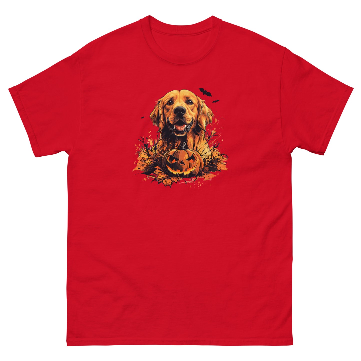 Halloween Golden Retriever Unisex classic tee