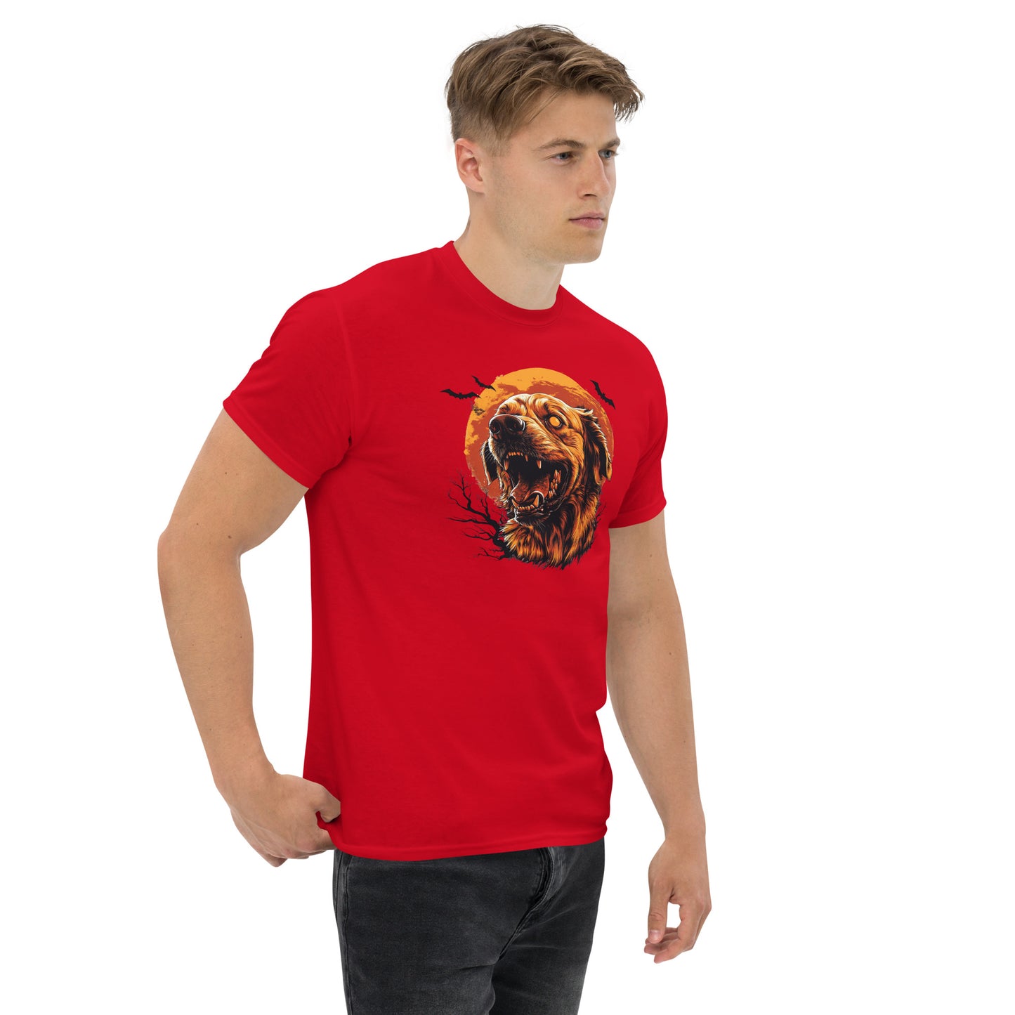 Halloween Golden Retriever Unisex classic tee