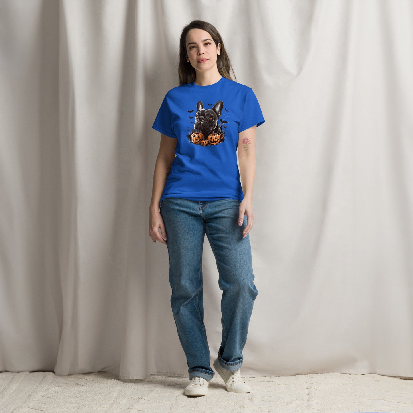 Halloween French Bulldog Unisex classic tee