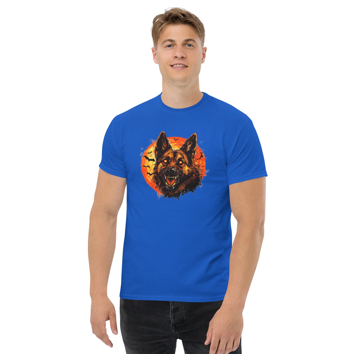 Halloween German Shepherd Unisex classic tee