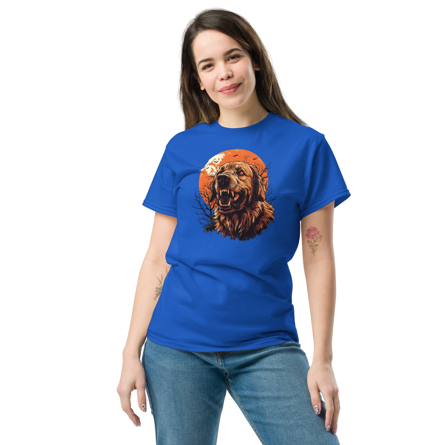 Halloween Golden Retriever Unisex classic tee