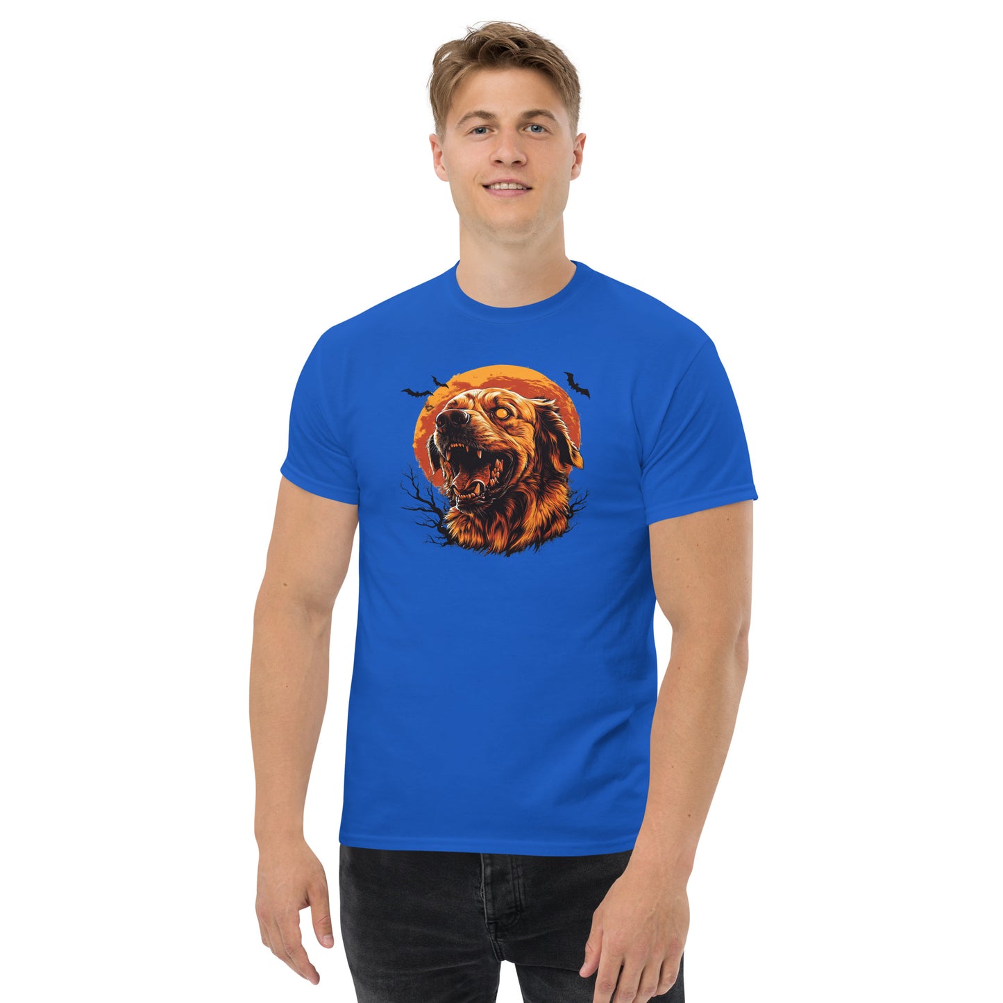 Halloween Golden Retriever Unisex classic tee