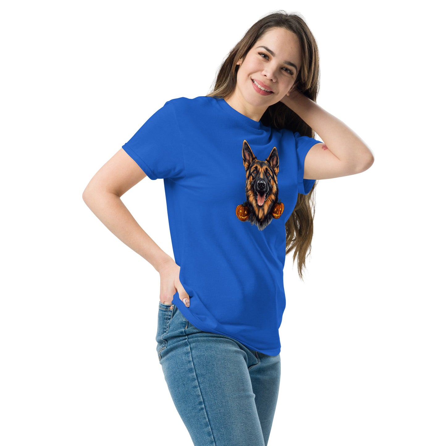 Halloween German Shepherd Unisex classic tee