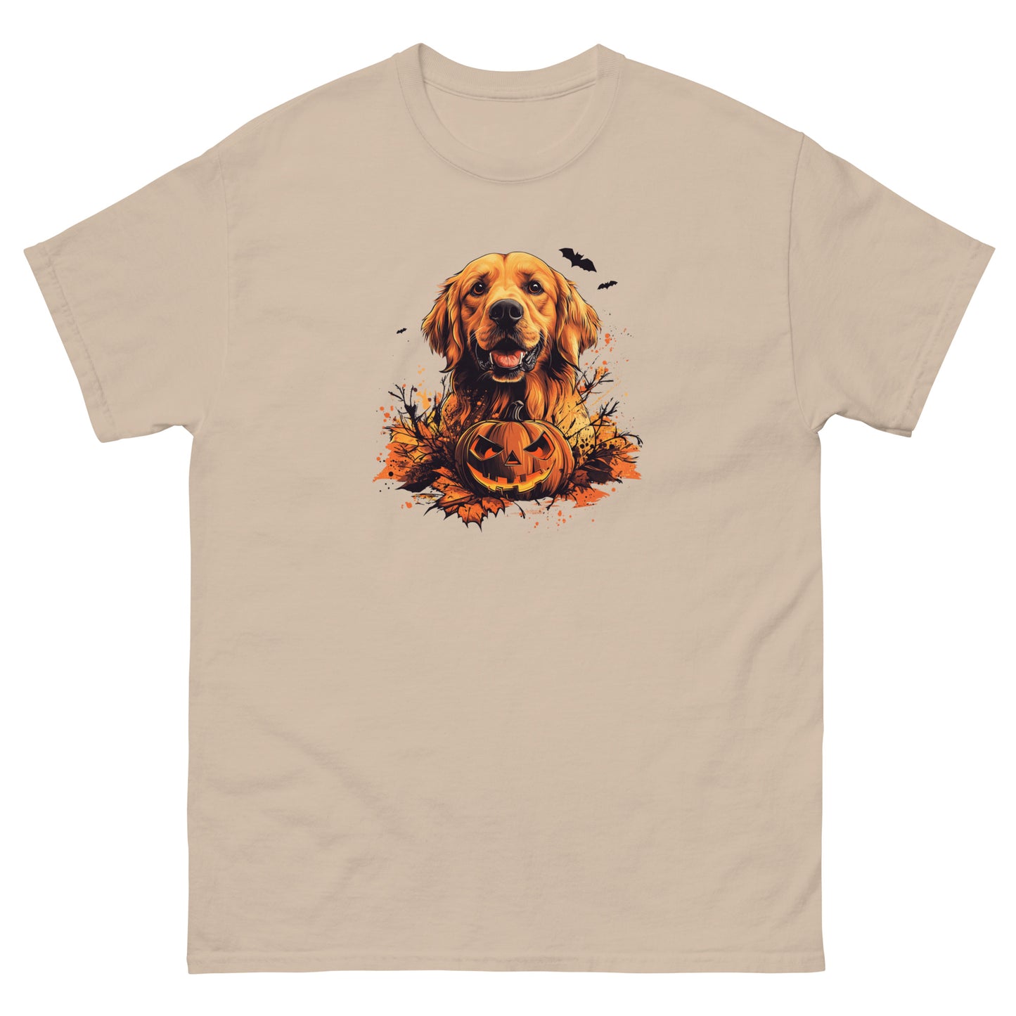 Halloween Golden Retriever Unisex classic tee