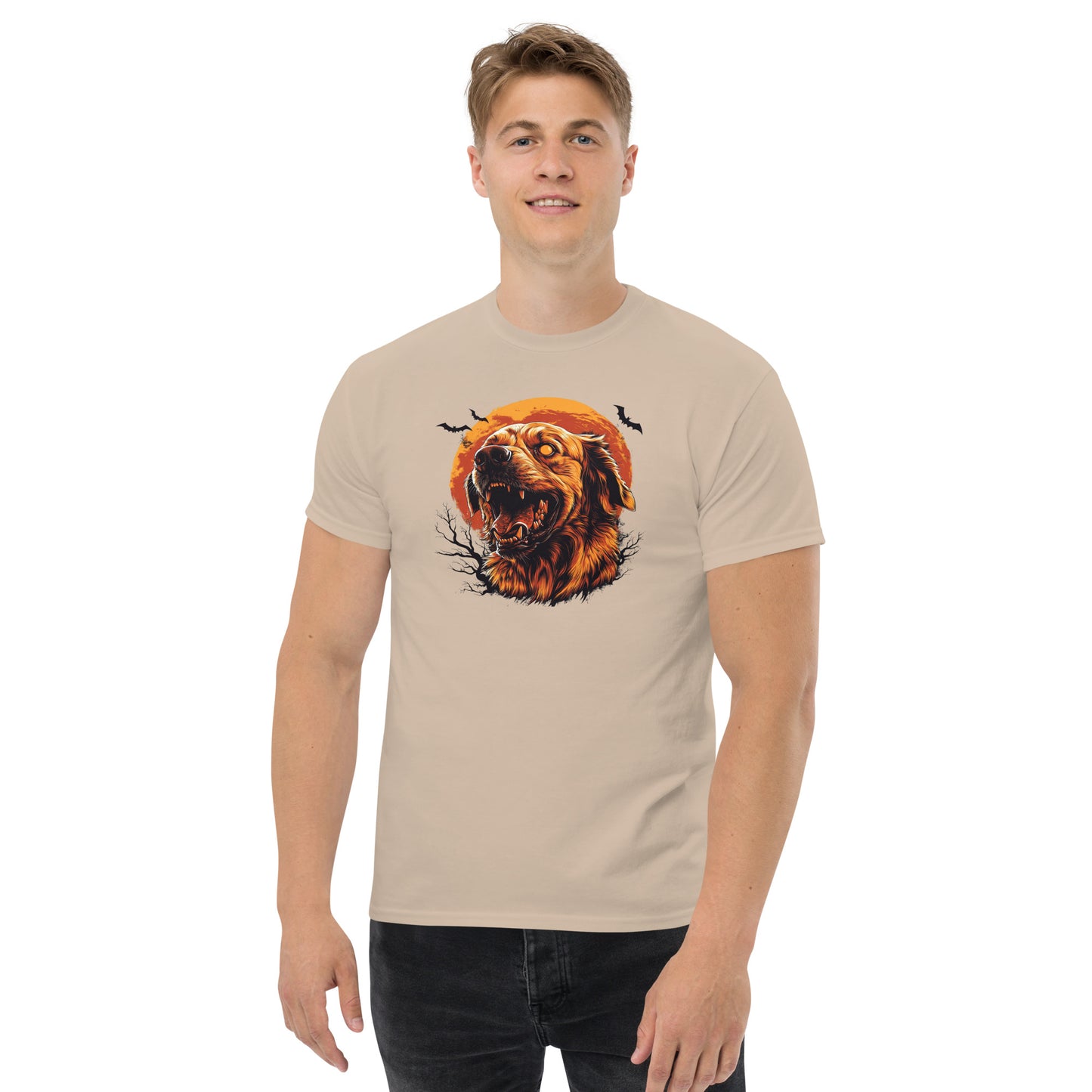 Halloween Golden Retriever Unisex classic tee