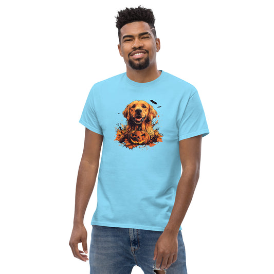 Halloween Golden Retriever Unisex classic tee