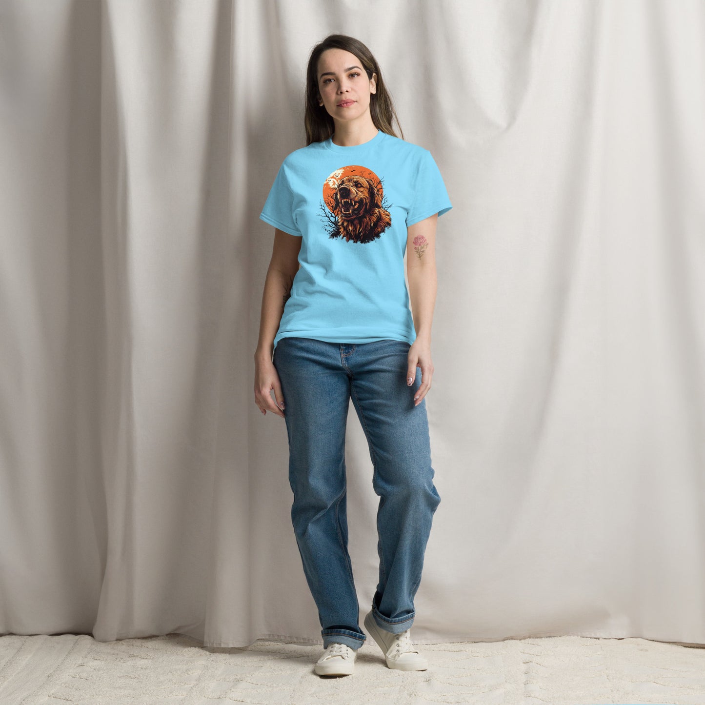 Halloween Golden Retriever Unisex classic tee